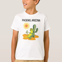 Phoenix Arizona Lizard in der Sonne unter einem Sa T-Shirt