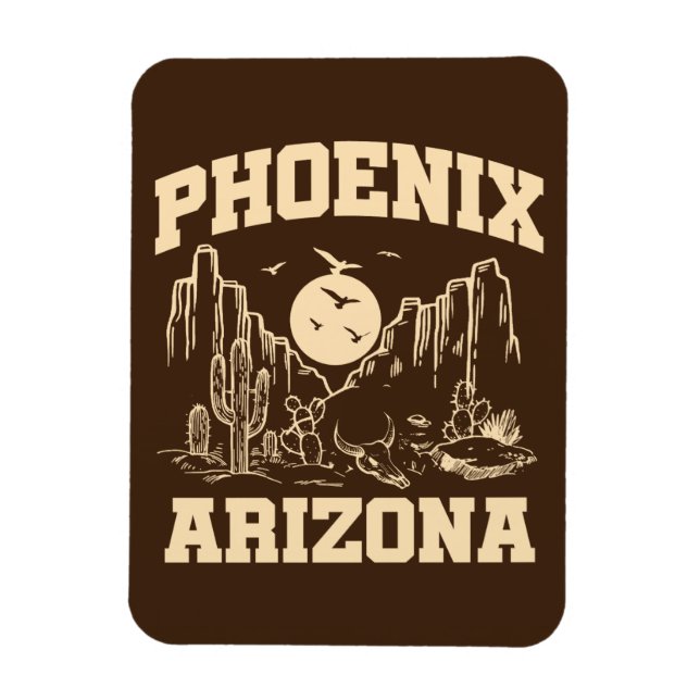 Phoenix, Arizona Magnet (Vertikal)