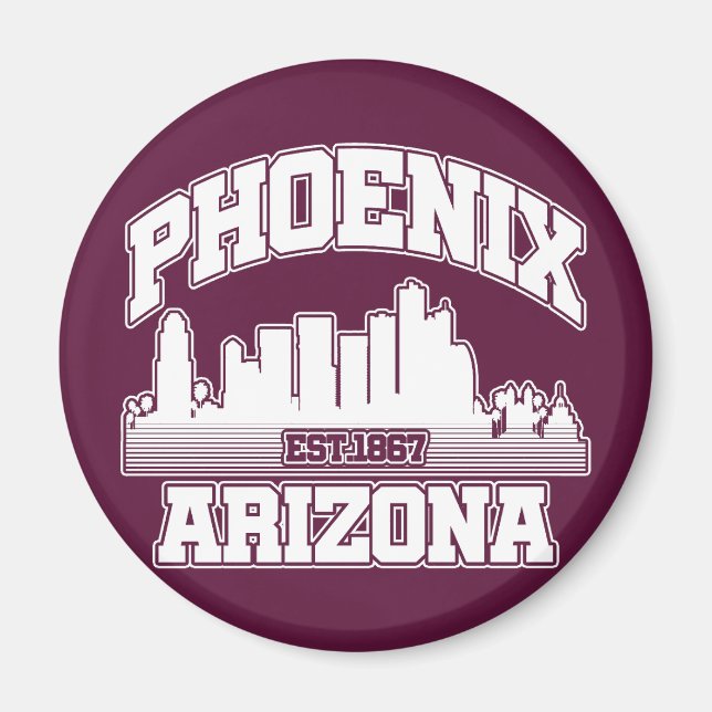 Phoenix, Arizona Magnet (Vorne)