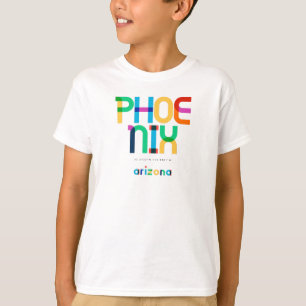 Phoenix Arizona Mitte Jahrhundert, Pop Art, T-Shirt
