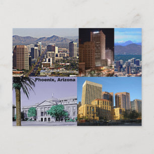 Phoenix Arizona Montage Postkarte