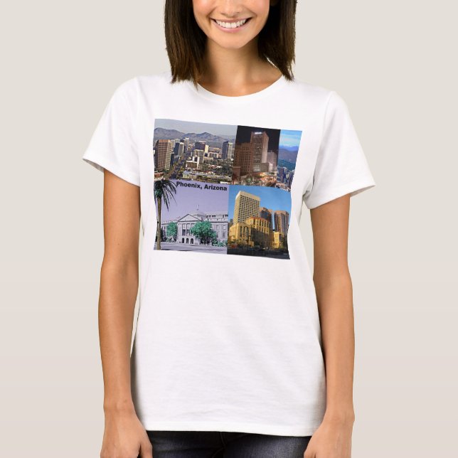 Phoenix Arizona Montage T-Shirt (Vorderseite)