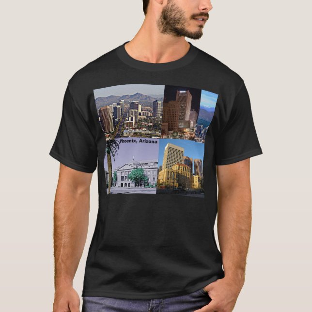 Phoenix Arizona Montage T-Shirt (Vorderseite)