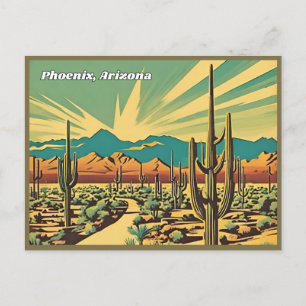 Phoenix, Arizona Postkarte