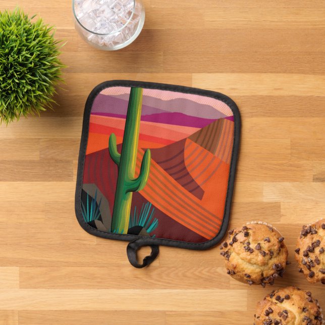 Phoenix Arizona | Reiseplakat Topflappen (Oben Unten)