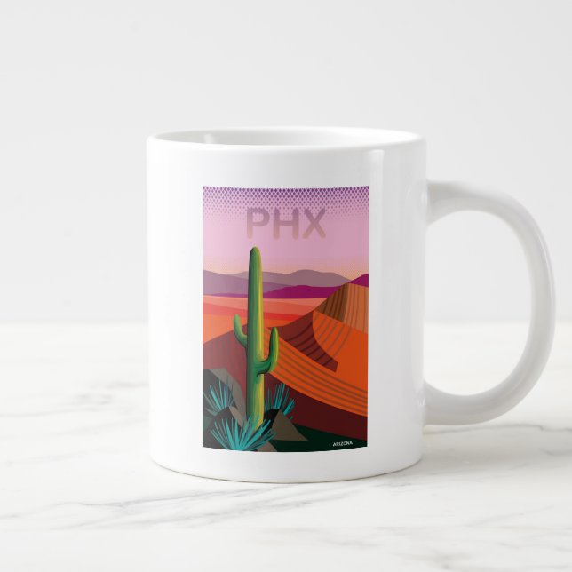 Phoenix Arizona| Reiseplaner Jumbo-Tasse (Rechts)
