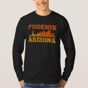 Phoenix Arizona Retro Vintage Sonnenuntergang Skyl T-Shirt