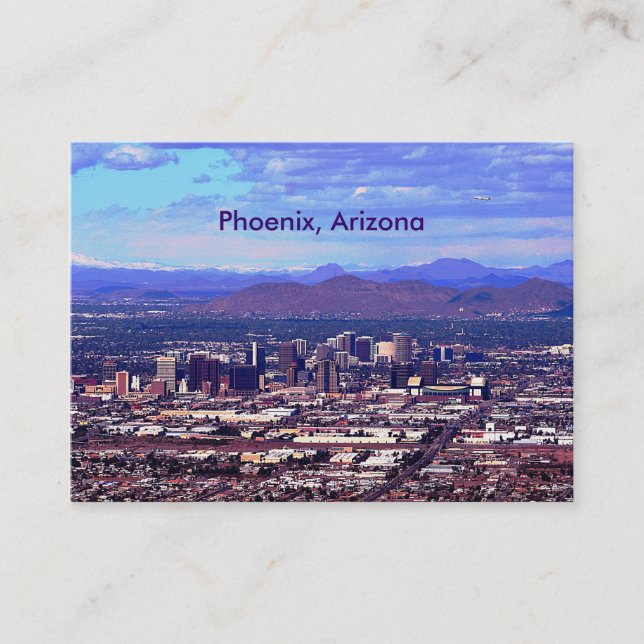 Phoenix Arizona Skyline am Tag (Vorderseite)