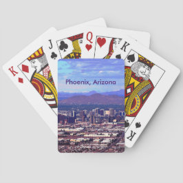 Phoenix Arizona Skyline am Tag Spielkarten