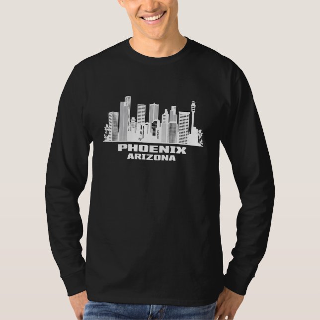 Phoenix Arizona Skyline American Citycape America T-Shirt (Vorderseite)