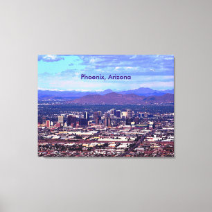 Phoenix Arizona Skyline bei Tageslicht Leinwanddruck
