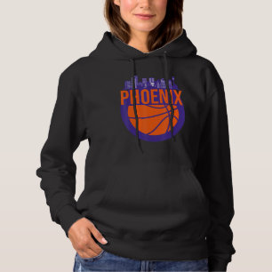 Phoenix Arizona Staat Liebe Basketball Vintag Desi Hoodie