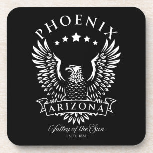 Phoenix Arizona Tal der Sonne Vintage Adler Getränkeuntersetzer