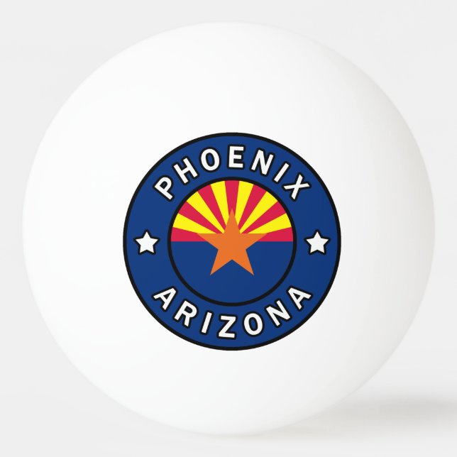 Phoenix Arizona Tischtennisball (Vorderseite)