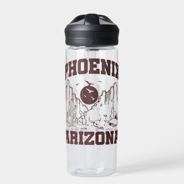 Phoenix, Arizona Trinkflasche (Vorderseite)