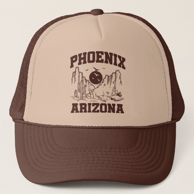 Phoenix, Arizona Truckerkappe (Vorderseite)