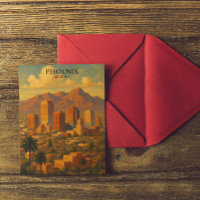 Phoenix Arizona Vintage Reise – Wüstenhimmel