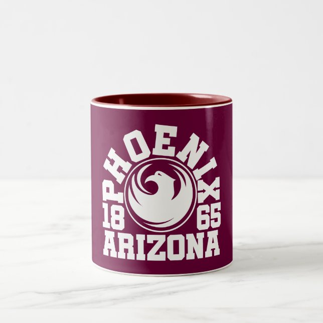 Phoenix, Arizona Zweifarbige Tasse (Mittel)