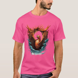 Phoenix Artwork Reborn Firebird Verjüngung Mythi T-Shirt