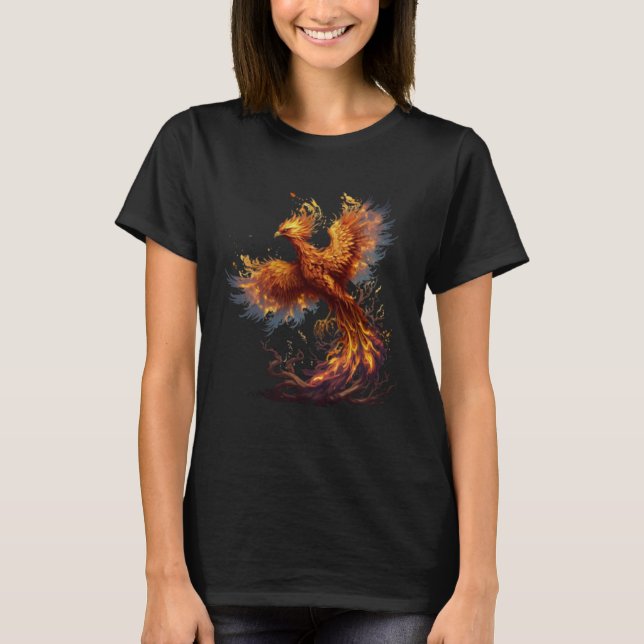 Phoenix Aufstieg aus der Asche Auferstehung Neu T-Shirt (Vorderseite)