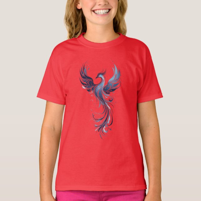 Phoenix-Aufstieg - Ein Symbol für Transformation u T-Shirt (Vorderseite)