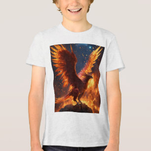 Phoenix-Aufstieg: Eine Atemberaubende Fusion von F Tri-Blend Shirt