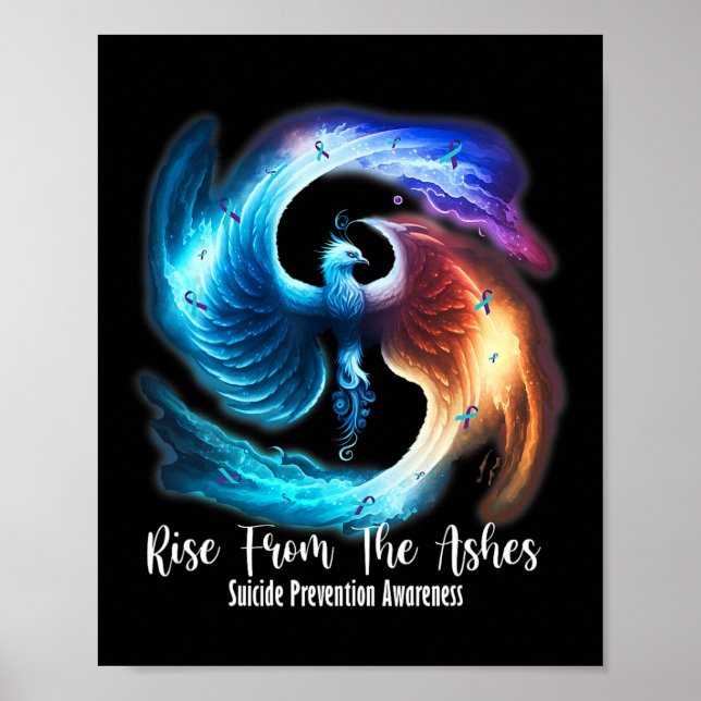 Phoenix aus Asche Suizidprävention Awa Poster (Vorne)