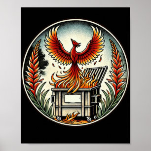Phoenix aus den Müllverbrennungsanlagen Poster