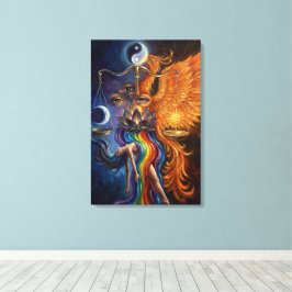 Phoenix Balance Spiritual Canvas Art Leinwanddruck