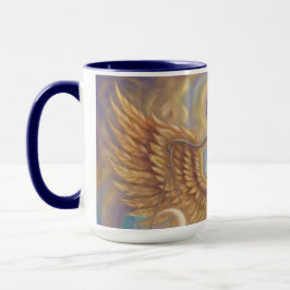 Phoenix Balance Spiritueller Wandteppich Tasse