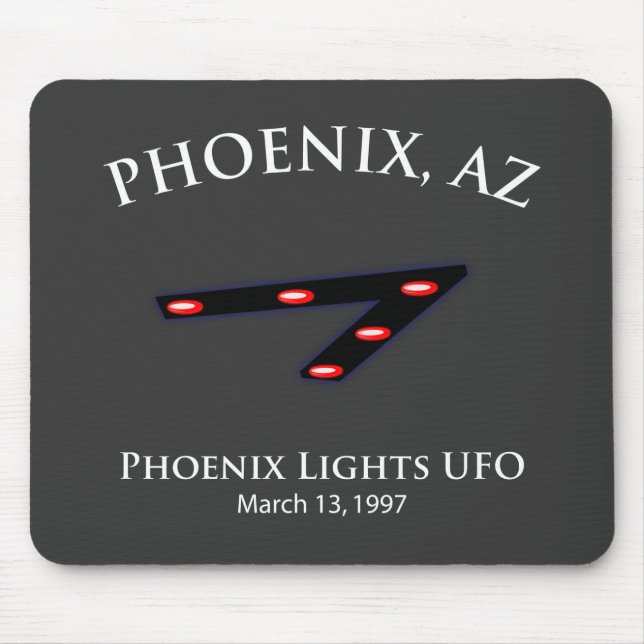 Phoenix beleuchtet UFO Mousepad (Vorne)