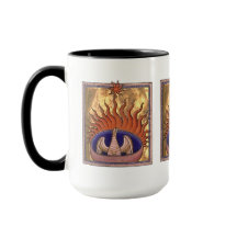 Phoenix Bird aus der Flamme aufsteigen