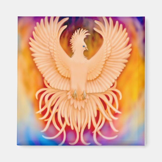 Phoenix Bird Magnet (Vorne)