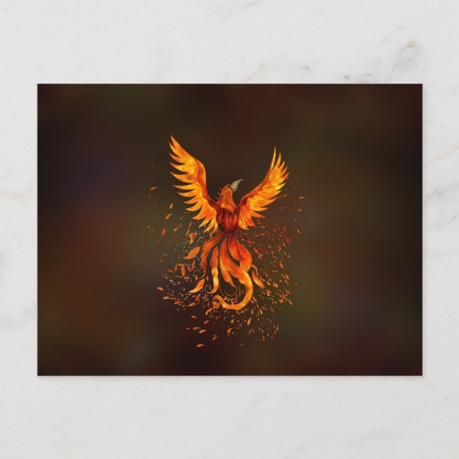 Phoenix Bird Postkarte (Vorderseite)