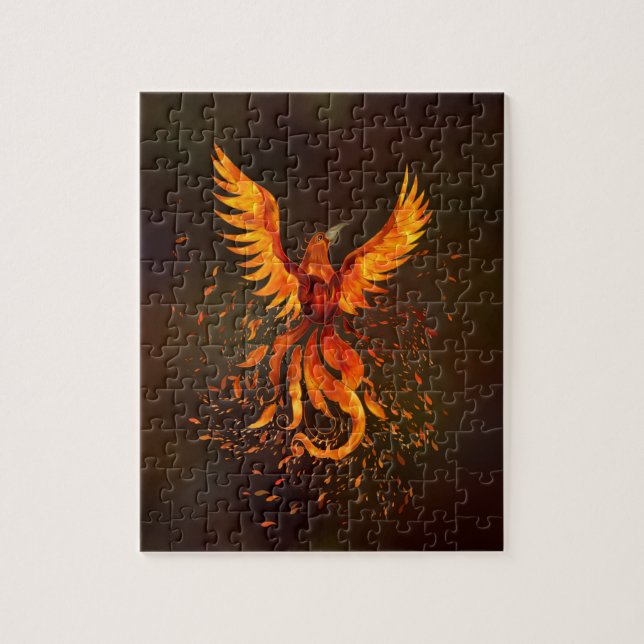 Phoenix Bird Puzzle (Vertikal)