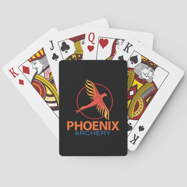 Phoenix Bogenschießkarten Spielkarten (Rückseite)