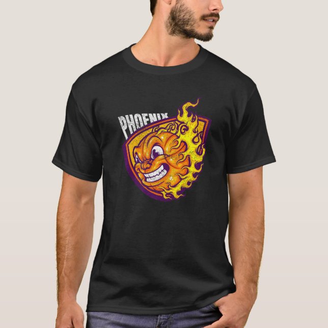 Phoenix City Arizona Basketball Staat Retro Tal T-Shirt (Vorderseite)