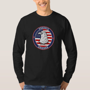 Phoenix City Arizona Staat USA Flaggenreise Souven T-Shirt