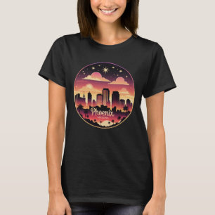 Phoenix City Arizona USA Minimalistisch T-Shirt