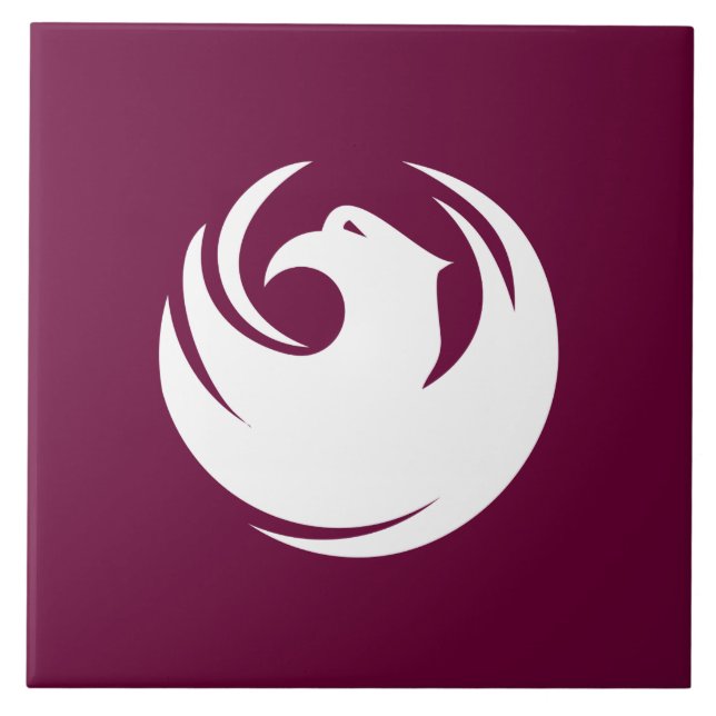Phoenix City Flag Tile Fliese (Vorderseite)