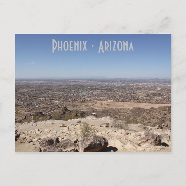Phoenix Cityscape Postcard Postkarte (Vorderseite)