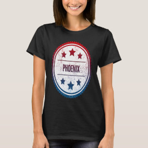 Phoenix Cool Retro City Abzeichen T-Shirt