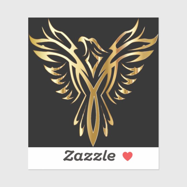 Phoenix Custom-Cut Vinyl Sticker (Blatt)