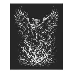 Phoenix, das aus den Flammen aufersteht von BurnsI Poster