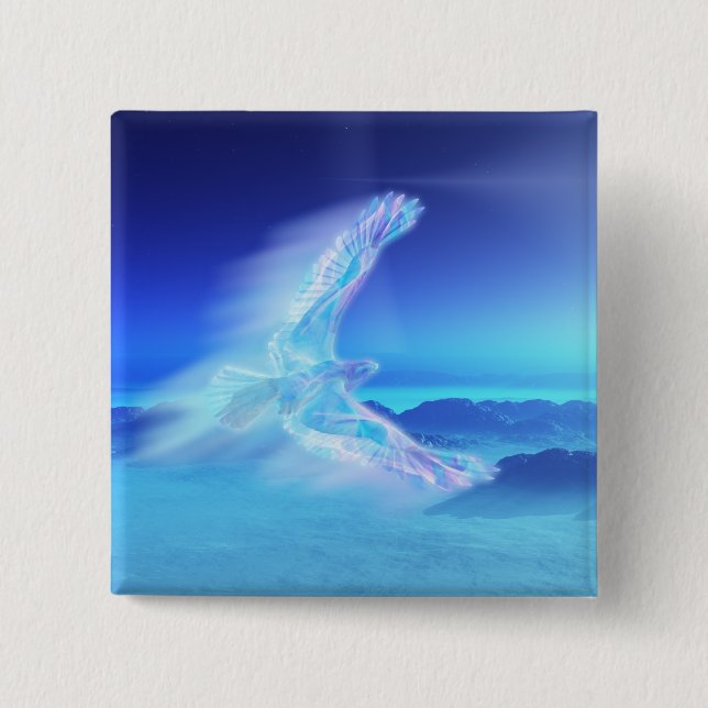 Phoenix des Nordknopfes Button (Vorderseite)