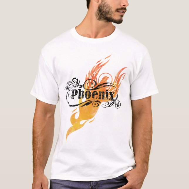 Phoenix-Entwurf der Grafik-eine T-Shirt (Vorderseite)