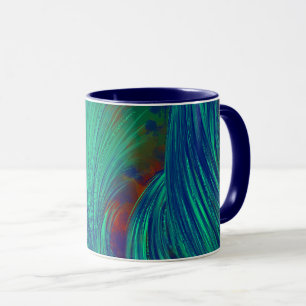 Phoenix Feathers Green Tasse