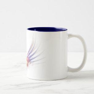 Phoenix-Feuer-Vogel Zweifarbige Tasse