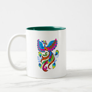 Phoenix-Feuervogel  Zweifarbige Tasse