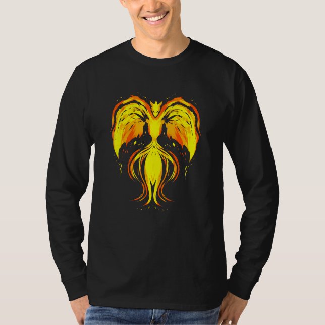 Phoenix Fire Bird Dragon Animal T-Shirt (Vorderseite)
